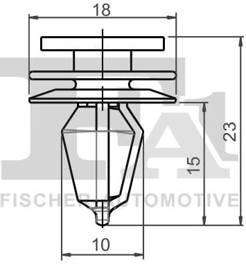 Clip, trim/protection strip 52-40003.5 - image 2