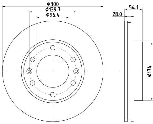 Brake Disc 8DD 355 114-341