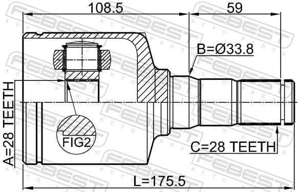 Joint Kit, drive shaft 2111-CNGAMTLH - image 2
