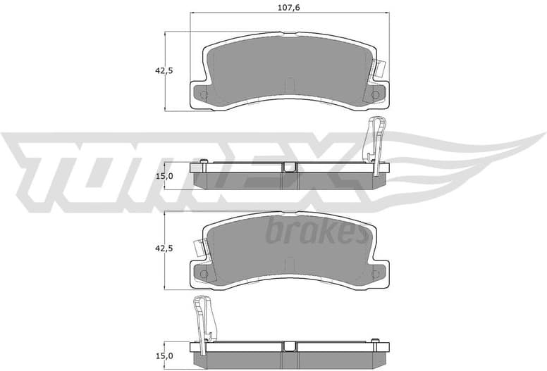 Brake Pad Set, disc brake TX 13-66