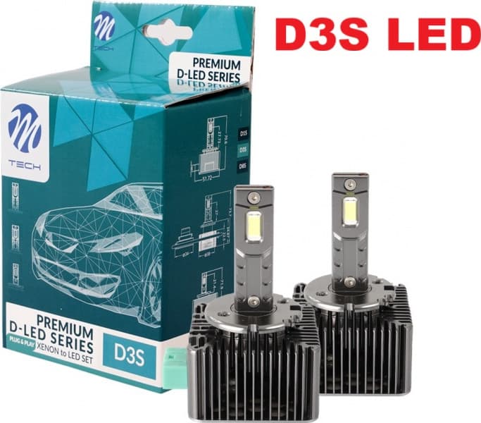 Lemputės D3S LED Plug&Play kmpl (2vnt) - LZXD3S (M-TECH) - Autoera