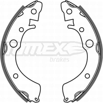 Brake Shoe Set TX 21-35
