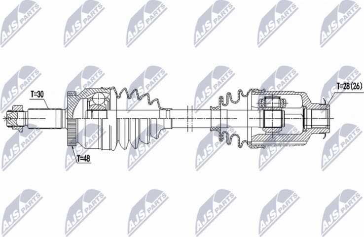 Drive Shaft NPW-HY-643