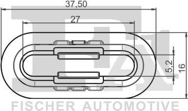 Clip, trim/protection strip 11-60034.5 - image 2