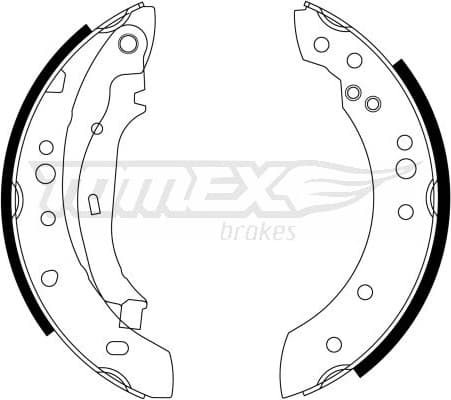 Brake Shoe Set TX 23-23