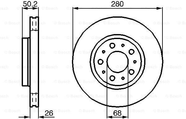 Brake Disc 0986478603 - image 5