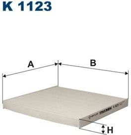 Filter, cabin air K1123