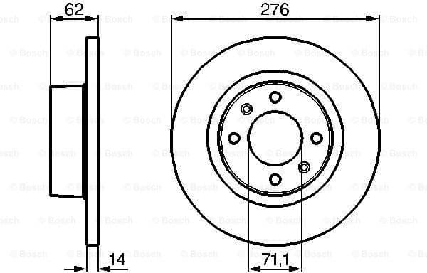 Brake Disc 0986478981 - image 5