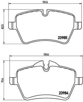 Brake Pad Set, disc brake PRIME LINE P06051