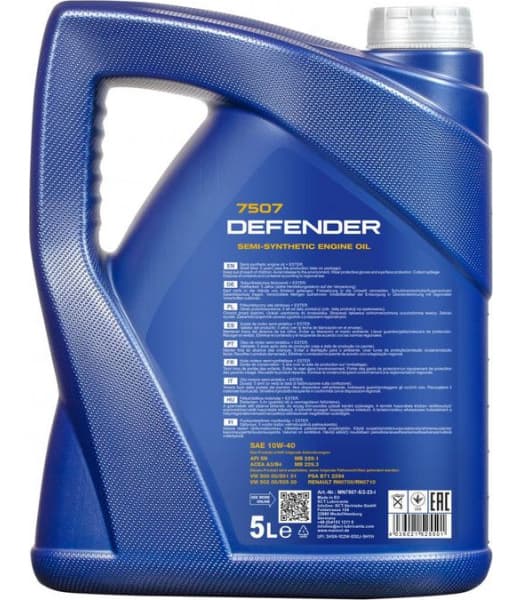 Engine Oil MANNOL 7507 Defender 10W-40 MN7507-5 - image 2