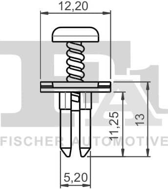 Clip, trim/protection strip 14-30004.5 - image 2