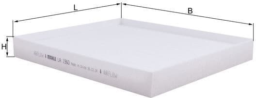 Filter, cabin air LA 1960