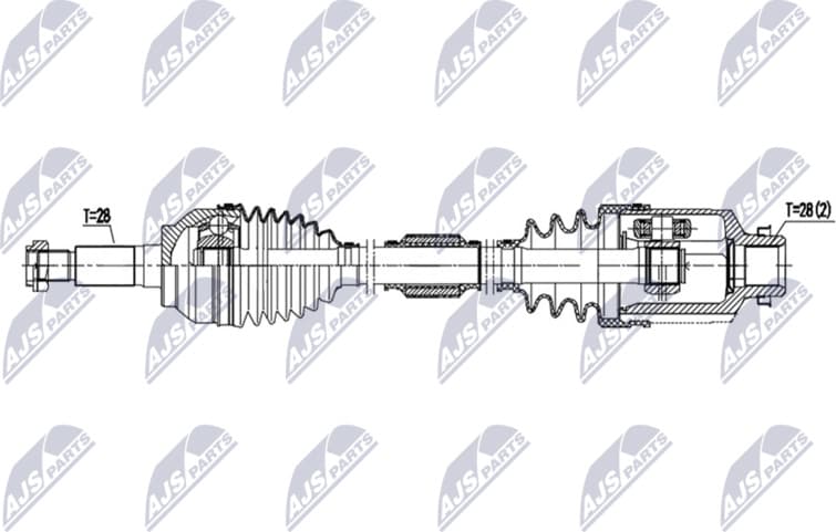 Drive Shaft NPW-MZ-118