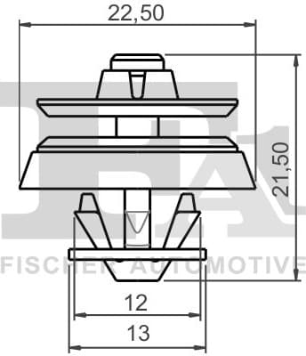 Clip, trim/protection strip 11-40034.5 - image 2