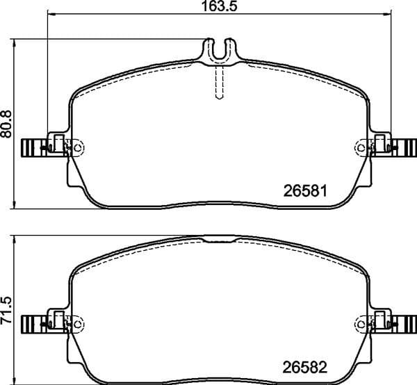 Brake Pad Set, disc brake PRIME LINE P 50 174