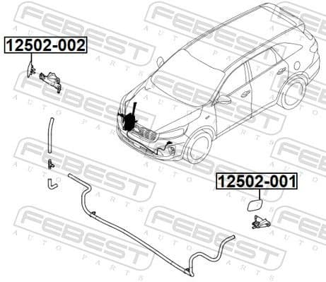 Cover, headlamp cleaning system 12502-001 - image 2