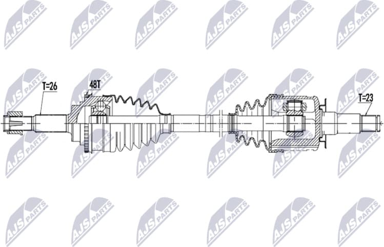 Drive Shaft NPW-TY-264