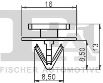 Clip, trim/protection strip 12-40022.5 - image 2