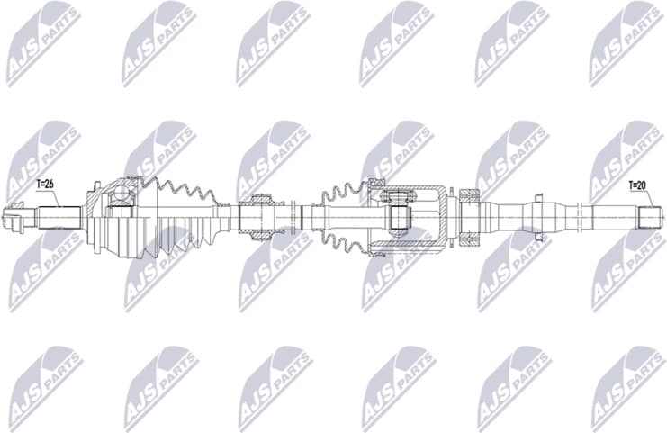 Drive Shaft NPW-TY-243