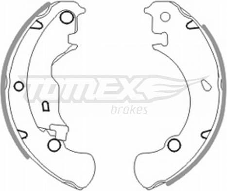 Brake Shoe Set TX 20-42