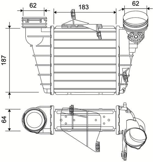 Charge Air Cooler 822954