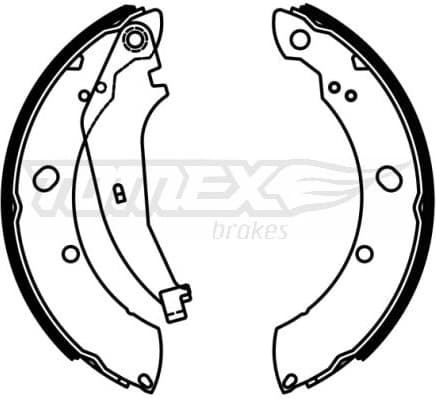 Brake Shoe Set TX 22-97