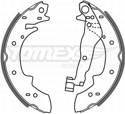 Brake Shoe Set TX 21-22