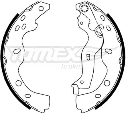 Brake Shoe Set TX 22-38