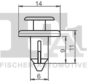 Clip, trim/protection strip 77-20002.5 - image 2