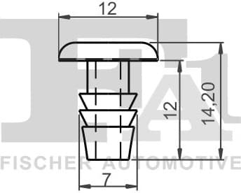 Clip, trim/protection strip 12-10001.5 - image 2