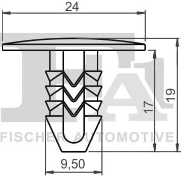 Clip, trim/protection strip 33-10013.5 - image 2