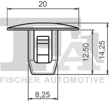 Clip, trim/protection strip 79-10006.5 - image 2
