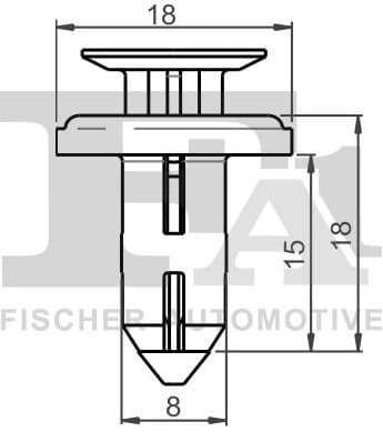 Clip, trim/protection strip 79-20005.5 - image 2