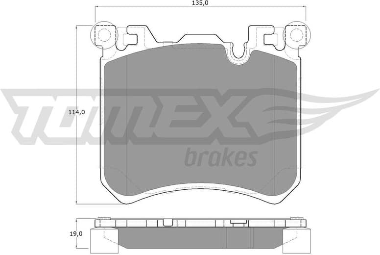 Brake Pad Set, disc brake TX 19-46