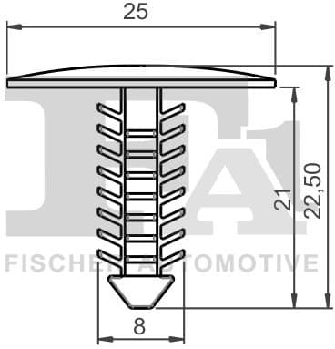Clip, trim/protection strip 25-10002.5 - image 2