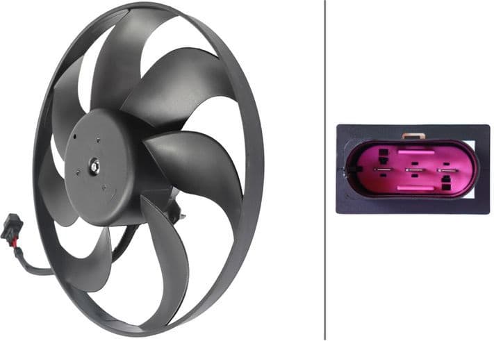 Fan, engine cooling 8EW 366 420-311