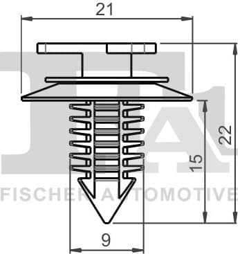 Clip, trim/protection strip 21-40011.5 - image 2