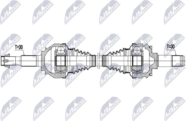Drive Shaft NPW-TY-218
