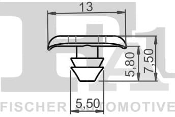 Clip, trim/protection strip 89-40007.5 - image 2