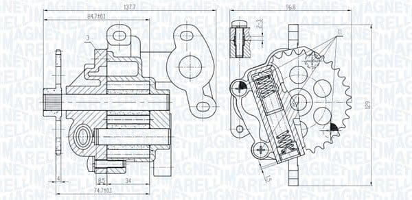 Oil Pump 351516000160 - image 2