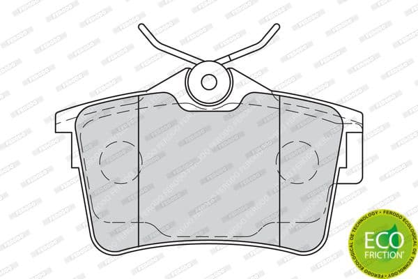 Brake pads rear, Top Quality FDB4250 - image 3
