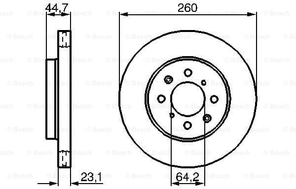 Brake Disc 0986479226