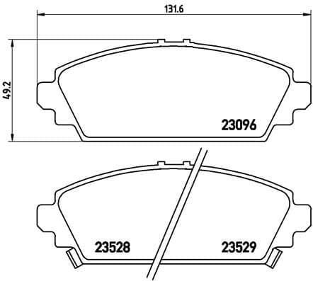 Brake Pad Set, disc brake PRIME LINE P28031
