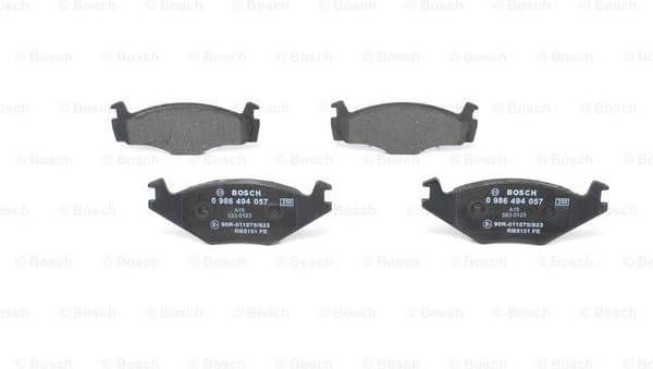 Brake Pad Set, disc brake 0986494057 - image 3