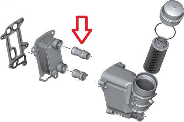 Gasket oil cooler 11427802117 - image 2