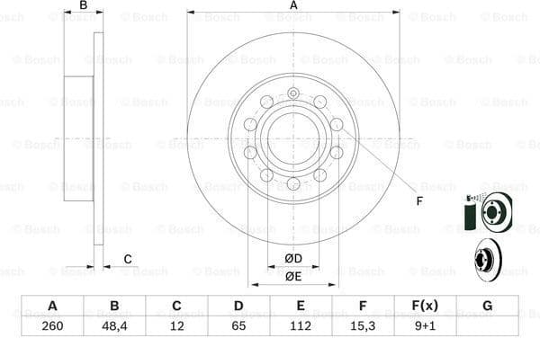Brake Disc 0986479B78 - image 5