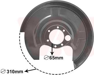 Brake protection plate 0322374