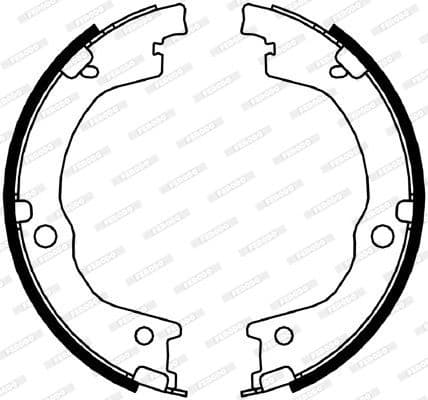 Brake shoes handbrake, Top Quality FSB4049 - image 3