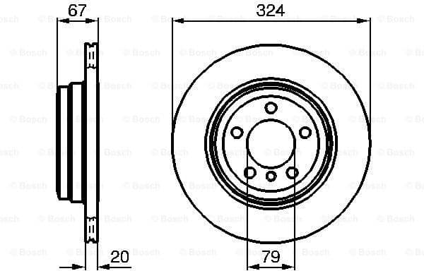 Brake Disc 0986479004 - image 2