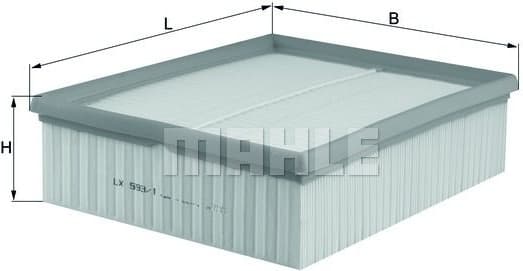 Filter air LX593/1
